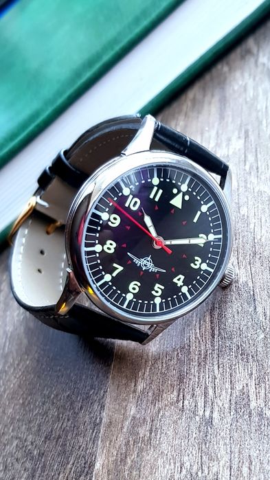 Годинник Pilot Штурманские Aviator Miltary Мех.Raketa 2609.НА 19 jewel