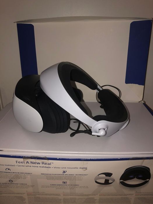 PlayStation VR2 (PS5) + Base de Carregamento Oficial Sony - Completo