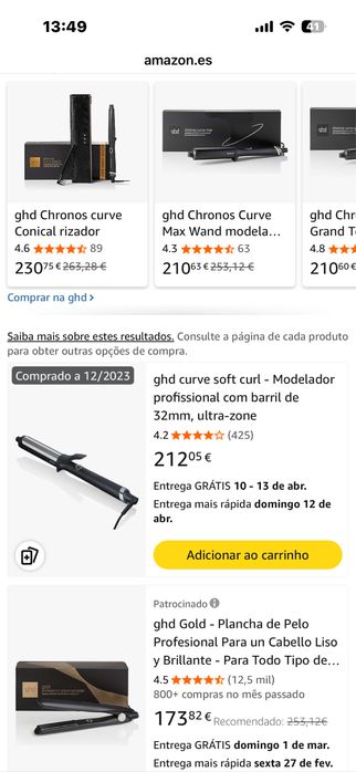 Encaracolador Ghd Soft Curl Tong