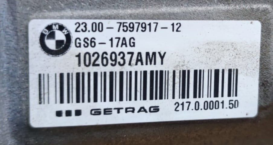Caixa Velocidades Manual 23.00-7597917-12 - BMW 1