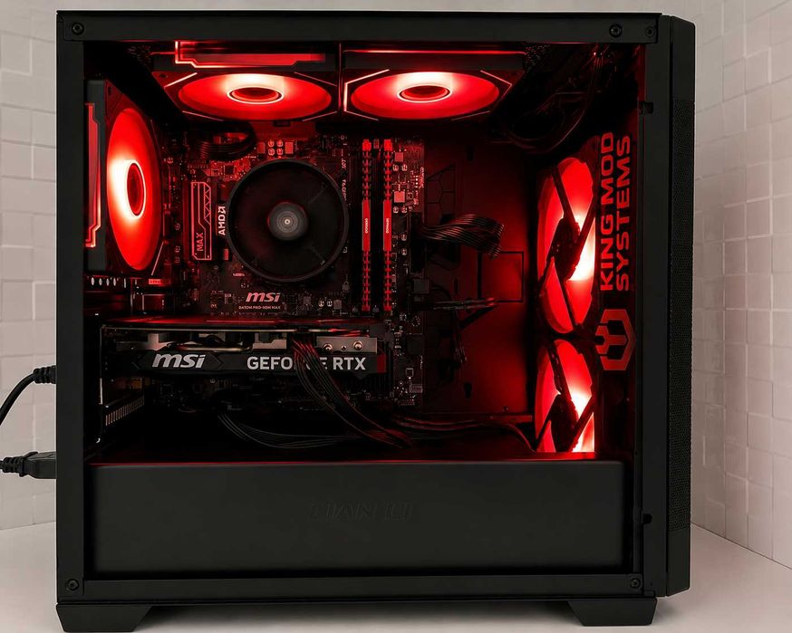 PC Gaming Ryzen 5 + RTX 4060 Ti | 32GB RAM | RGB | Excelente Performance