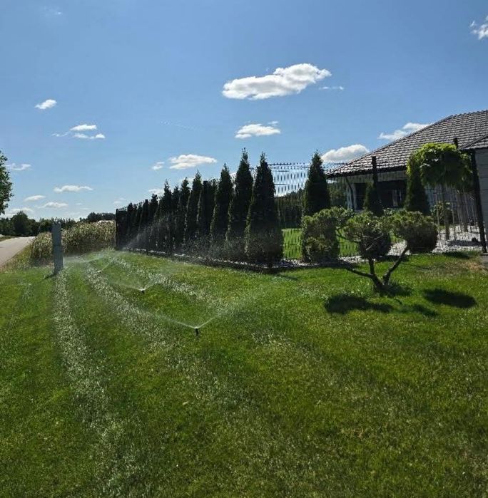 Nawodnienie/niwelacja/ trawa