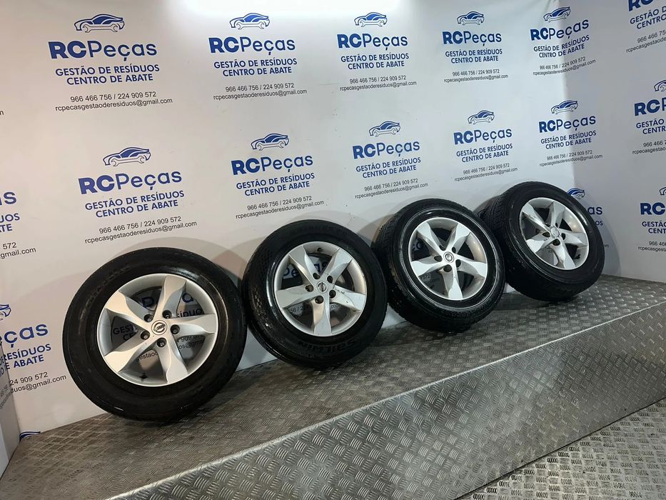 .Conjunto Jantes 16 Originais Nissan Juke F15 6,5J ET40 5x114,5