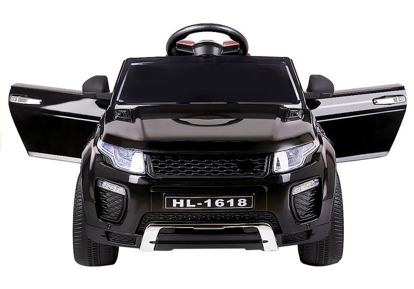 Auto na akumulator terenowy L2 Miękkie koła Pilot CZARNY