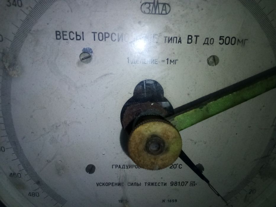 Весы торсионные.