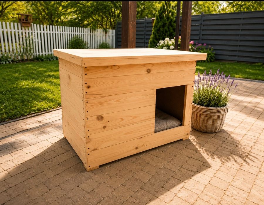Buda dla psa 90x60x70cm. Ocieplona.