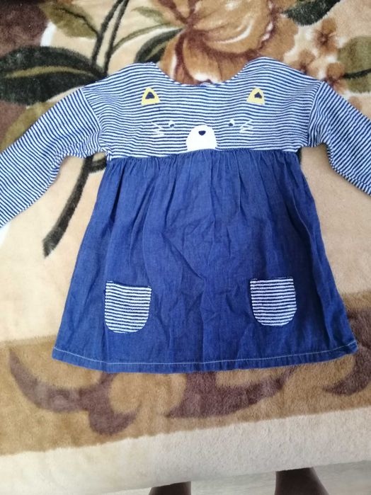 Джинсовая детская куртка, юбка, комбинезон