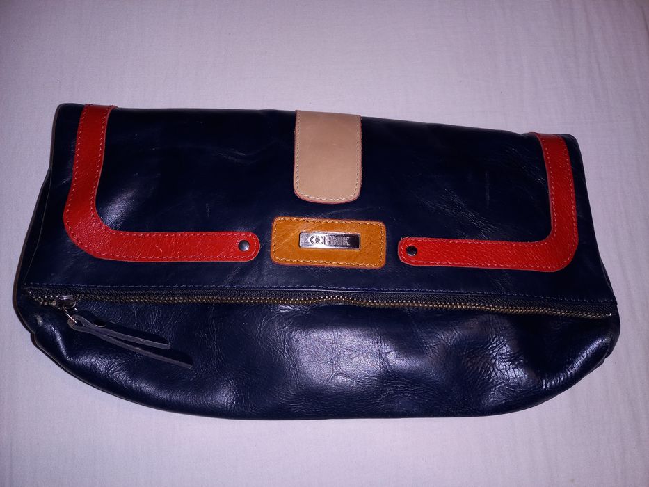 Torebka kopertówka skórzana Ochnik