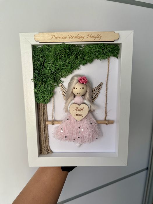 Ramka aniołek prezent pamiątka
