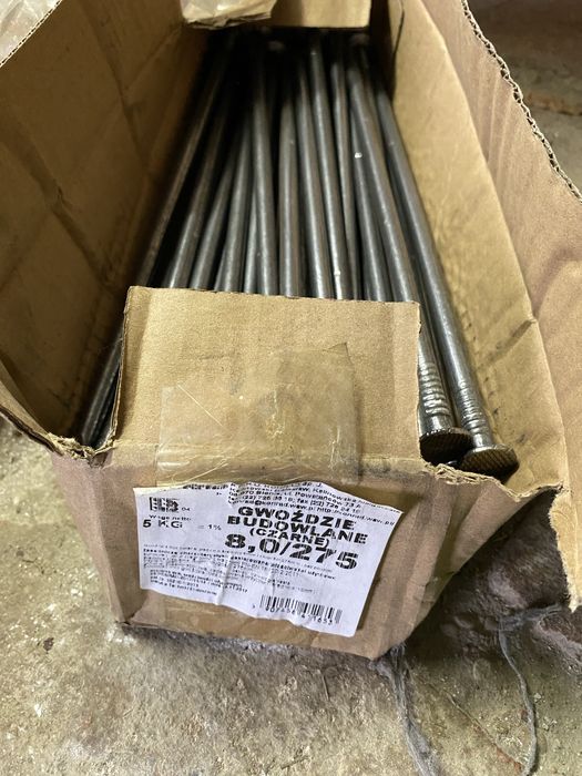 Gwoździe 8x275 25kg