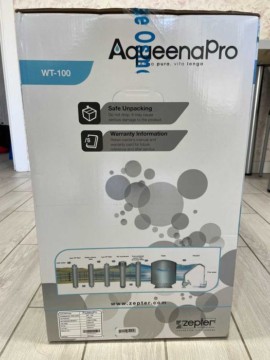 Офіційна! Cистема очищення води AqueenaPro (Аквіна Про) Zepter WT-100