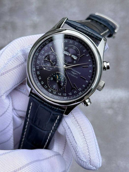 Швейцарські годинники Longines Master Collection Silver Blue