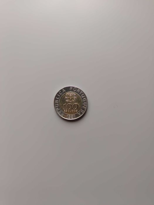 Moeda Comemorativa 100$00 - Pedro Nunes (1991)