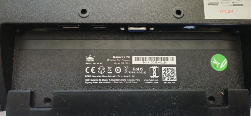 Tablet graficzny KAMVAS 2O model GS1901