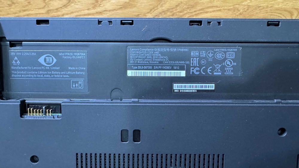 Ноутбук Lenovo ThinkPad T480  i5-8350U/ 16GB / SSD 256GB / FHD IPS LTE
