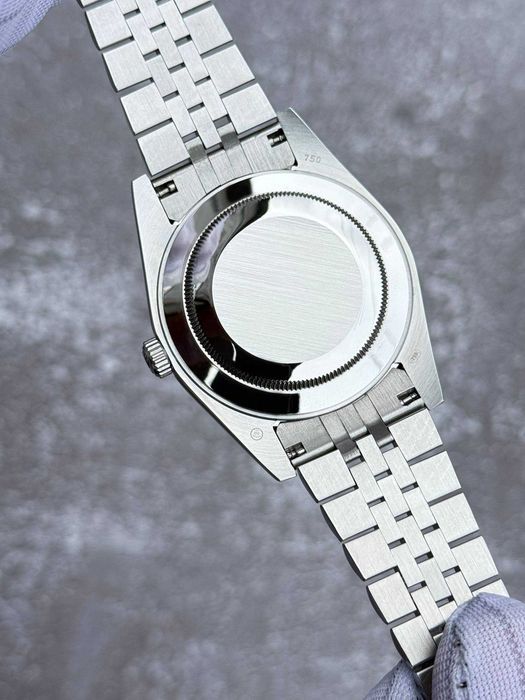 Швейцарские часы Rolex Datejust Silver-Blue. Топ качество