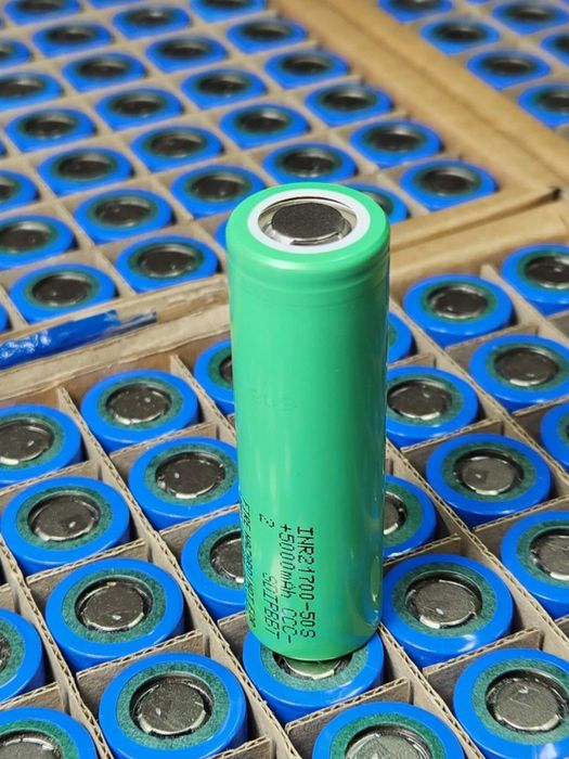 2025г! Высокотоковые аккум 21700 Samsung 50S роб.напруга 2,95V–4,25V