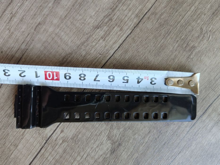 Pasek do zegarka Casio G SHOCK ( zamiennik )- czarny błyszczący