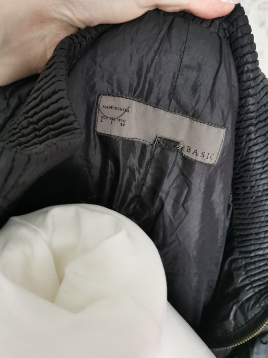 Kurtka zimowa, puchowa, pikowana, L, 40, dłuższa, błyszcząca  Zara