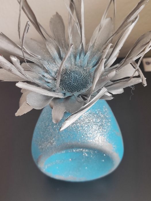 Mini Vaso Azul Radiante