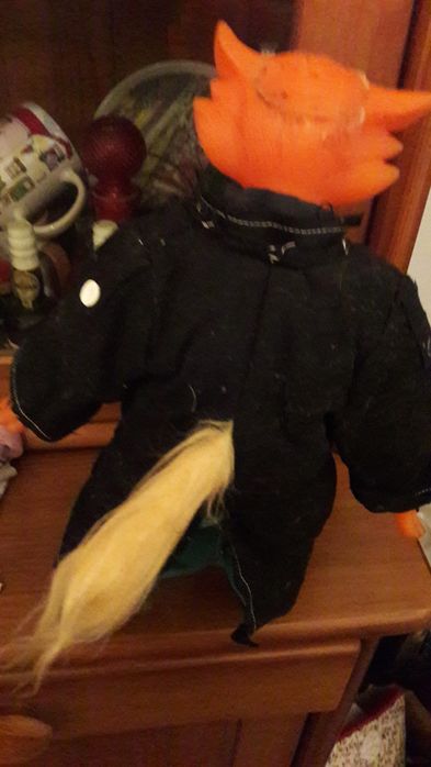 Boneco Raposa (mascote do concurso 1-2-3)