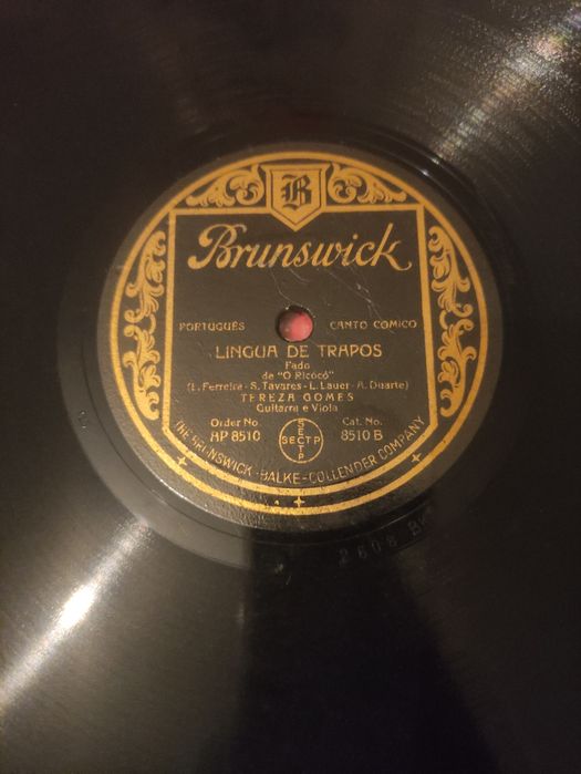 Discos de vinil antigos.