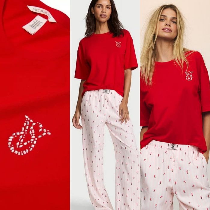 Піжама victoria's secret 100 % бавовна костюм victoria's secret капці