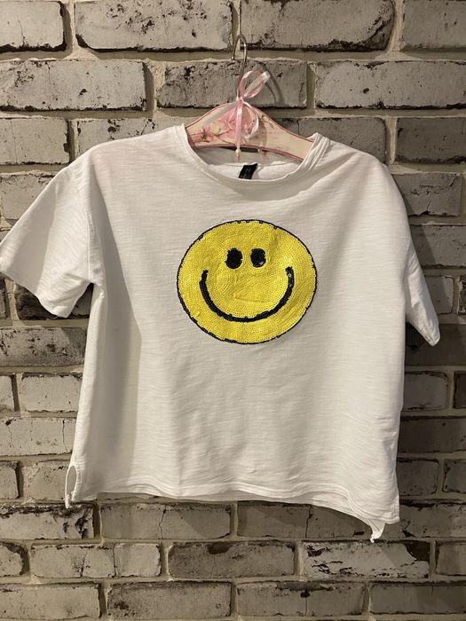 Tshirt Smile biały
