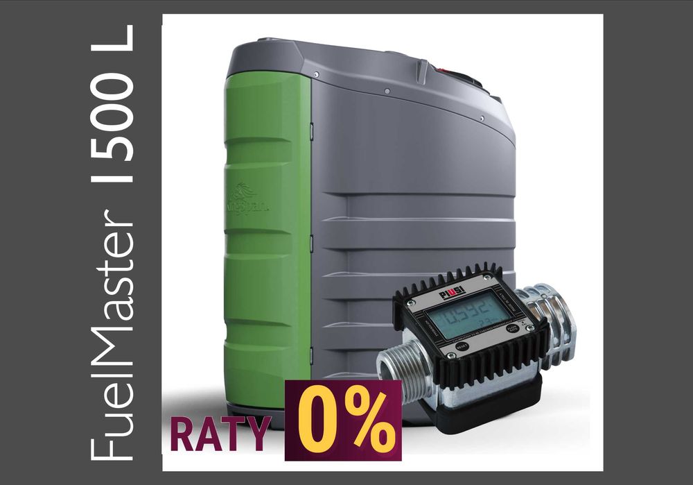 Zbiornik dwupłaszczowy do paliwa ON 1500l Kingspan / NOWOŚĆ