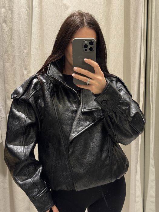 Куртка Zara шкіряна жіноча