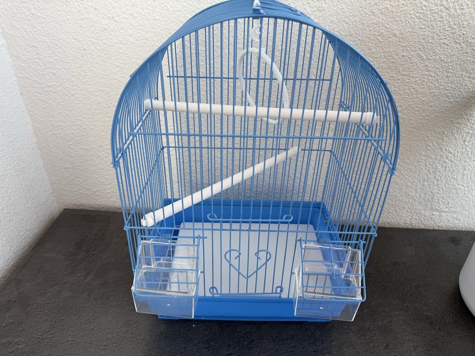 Gaiola pássaro como nova.