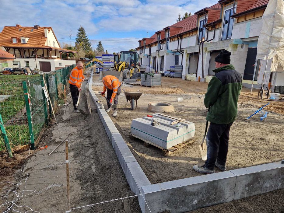 Brukarstwo, układanie kostki brukowej,budowa dróg