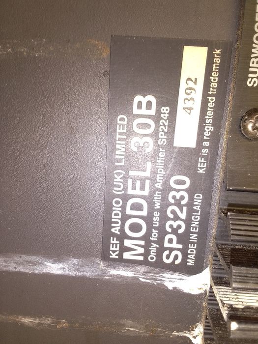 Sobufar amplificador marca KEF