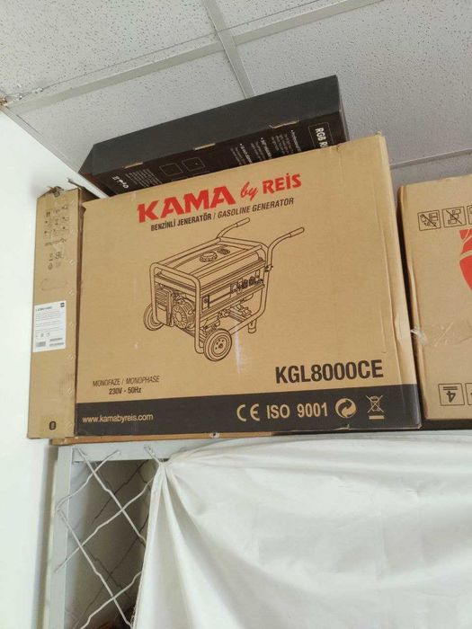 Генератор бензиновый 6 квт  "KAMA" KGL8000CE