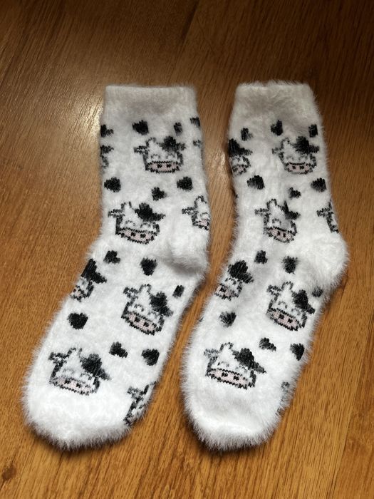 skarpetki w krówki krowa cow shein