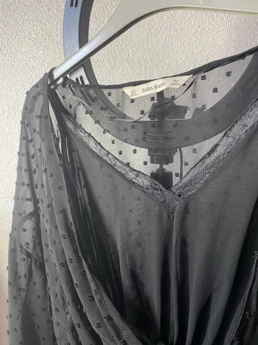 Кружевна блуза ZARA