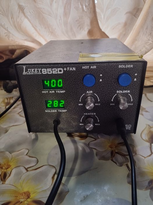 Паяльна станція LUKEY 852D + FAN