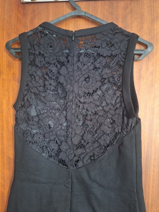 Vestido preto novo da Mango, tamanho S