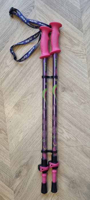 Kije trekkingowe dziecięce HI-TEC fioletowe
