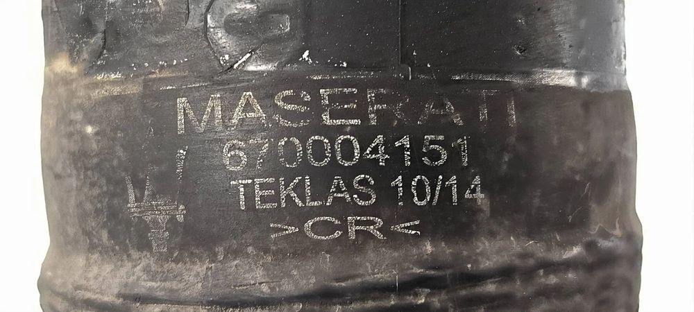 670004151 maserati ghibli 2999 tdi 2014 sedan biały wąż / rura interco
