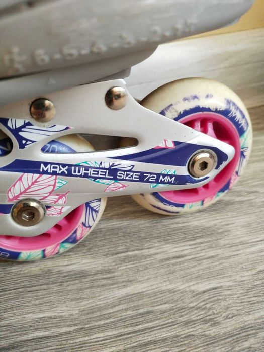 Роликові ковзани дитячі розсувні Reaction Rainbow  31-35