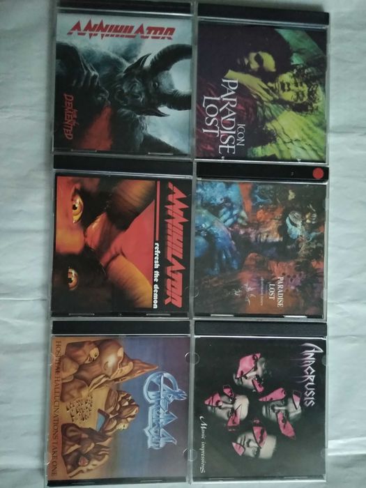 Slayer/Annihilator/Over Kill/Destruction/сд диски.