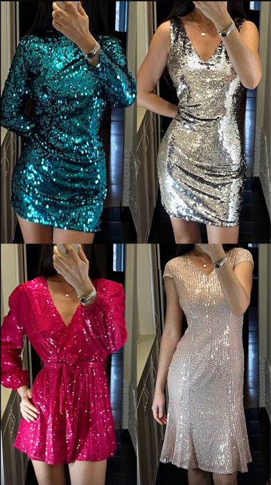 Сукня ХЛ-4ХЛ платье в паетки