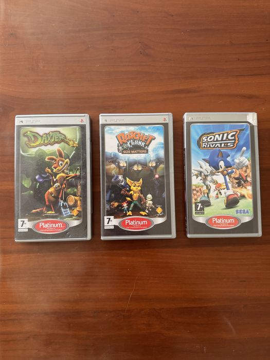 PSP - Daxter + Ratchet & Clank + Sonic Rivals