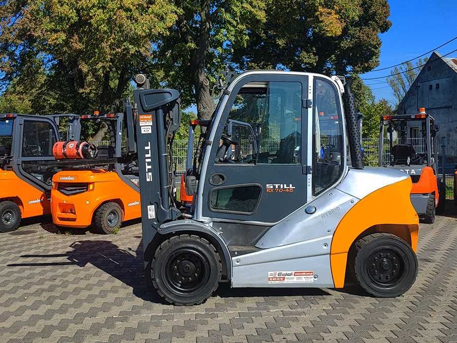 Wózek widłowy Still RX70-45T 4,5 tony Diesel Triplex 4,1 m 4500kg 2015 ...