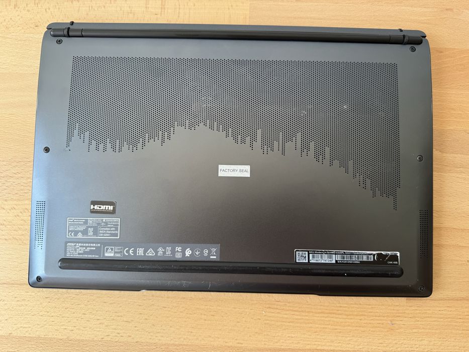 Laptop MSI Modern 14 | i3-1115G4 | 8GB RAM | SSD 500 GB