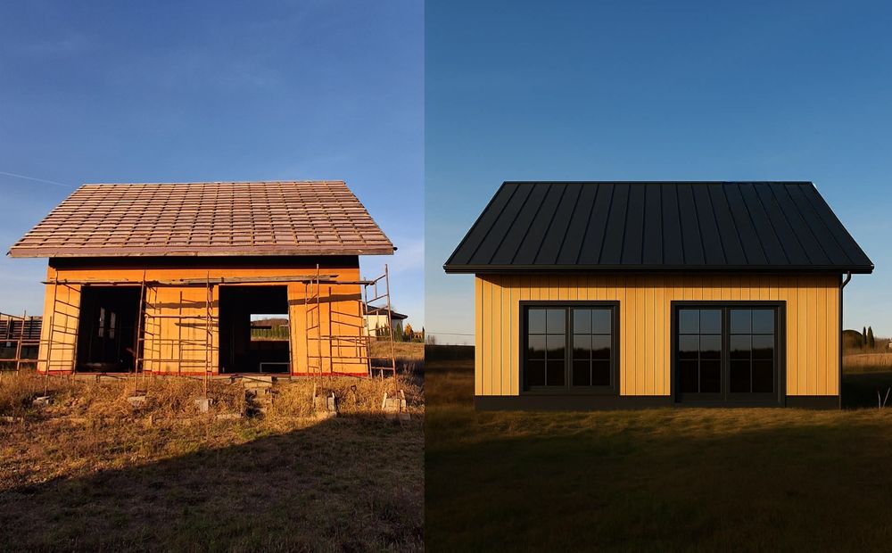 Dom w budowie z mediami + materiałami! Super lokalizacja – Knieja