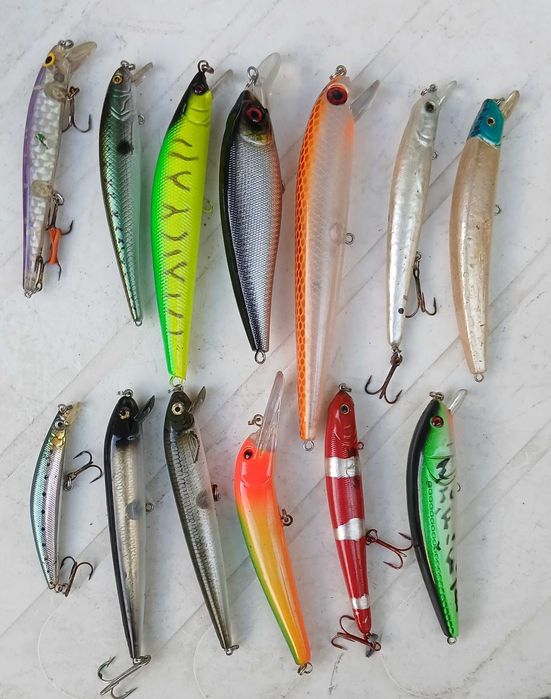 Amostras de pesca de todos os tipos