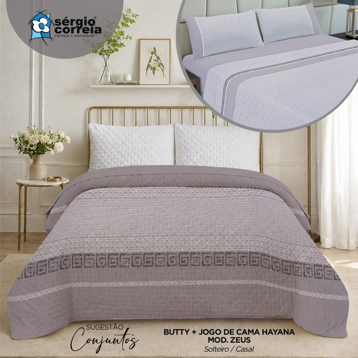 Kit  completo colcha mais jogo de cama casal