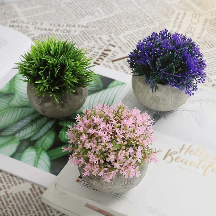 2 peças de plantas artificiais para decoração da casa em geral